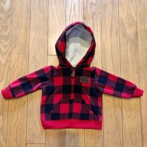 Carters Hoodie Lumberjack  Fleece Lined